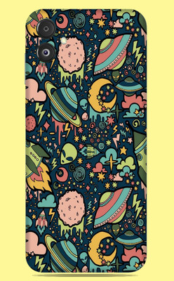 SkinoMania Samsung Galaxy F14 5G Mobile Skin(Multicolor Space-Graffiti)
