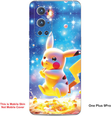 VYBE The Smart Choice One Plus 9 Pro Pikachu Embossed Mobile Skin(Denim Blue 20)