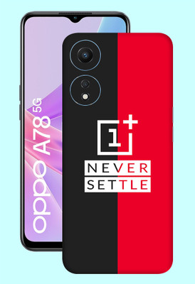 WeCre8 Skin's Oppo A78 5G Mobile Skin(Oneplus Never Settle Multicolor Mobile Skin)