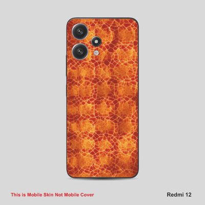 VYBE The Smart Choice Redmi 12 Pattern Mobile Skin Mobile Skin(Multi Colour S25)