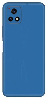 Vcare GadGets Glossy Light Blue vivo Y72 5G Mobile Skin(Glossy Light Blue)