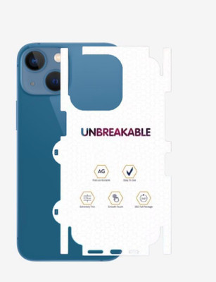 A3sprime Unbreakable Soft Transparent Back Skin Protector for APPLE iPhone 13 Mobile Skin(Transparent)