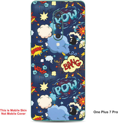 VYBE The Smart Choice One Plus 7 Pro Pow Embossed Mobile Skin(Glacier Blue 16)