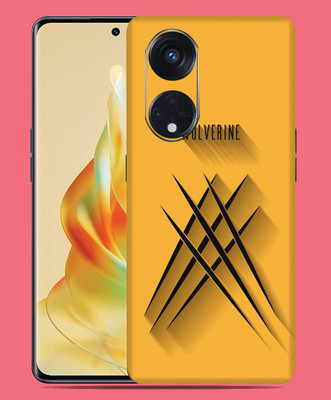 SkinoMania Oppo Reno 8T 5G Mobile Skin(Multicolor Wolverine-Sign)