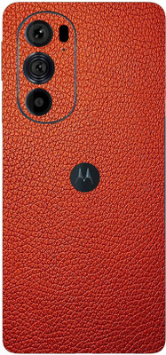 TJ CREATION Motorola Edge 30 Pro 5G, Motorola Moto Edge 30 Pro 5G, moto edge 30 pro 5g Mobile Skin(Ultra Super Red Leather Skin With High Matte Finish.)