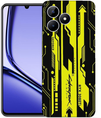 OggyBaba Realme Note 50 Mobile Skin(Cyberpunk Yellow Black)
