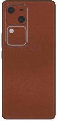 Vcare GadGets Leather Brown V30 5G Mobile Skin(Leather Brown)