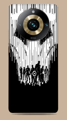 WeCre8 Skin's Realme 11 pro plus 5g Mobile Skin(Avengers-B&W Mobile Skin)