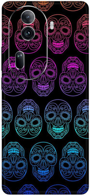 SKINADDA OPPO RENO 11 PRO 5G Premium Vinyl Mobile Skin(Multicolor)