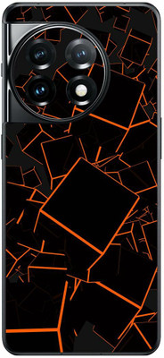 FCS OnePlus 11 5G Printed Back Skin: Box Orange Mobile Skin(Box Orange Skin)