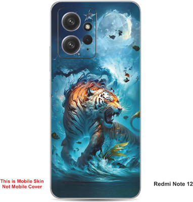 VYBE The Smart Choice Redmi Note 12 Tiger Embossed Mobile Skin(Jellyfish 21)