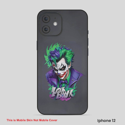 VYBE The Smart Choice iPhone 12 Horror Mobile Skin(Davy Grey 11)