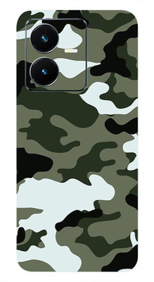 Pochanki Vivo Y22 Mobile Skin(Ultra Super Military Winter Camouflage Skin With Matte Finish.)