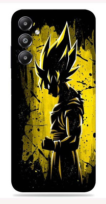 SkinoMania Samsung Galaxy M14 4G Mobile Skin(Goku Yellow)