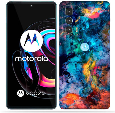 OggyBaba OggyBaba Moto Edge 20 pro Mobile Skin(Color Cloud)