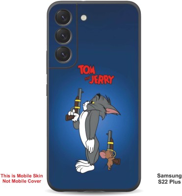 VYBE The Smart Choice Samsung S22 Plus Tom & Jerry Embossed Mobile Skin(Fun Blue 7)