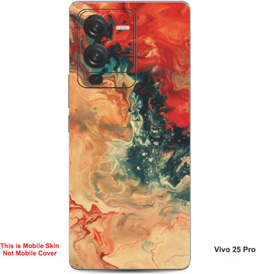 VYBE The Smart Choice Vivo 25 Pro Art Embossed Mobile Skin(River Bed 1)