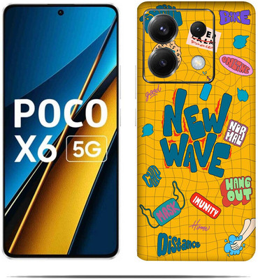 LAMHA Poco X6 5G.. Mobile Skin(Ultra Super Multicolor Skin With HiighQuality Matte Finish.)