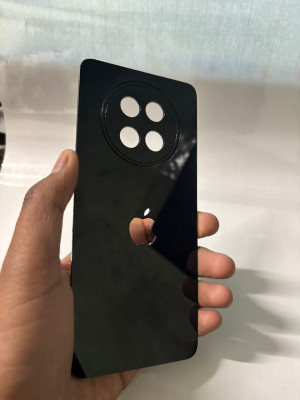 TWUAOP REALME 12X (5G) MIRROR BACK PANNEL ACRYLIC SHEET Mobile Skin(Silver)