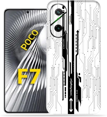 Gizmo Wraps Xiaomi Poco F7 5g Mobile Skin(White CF)