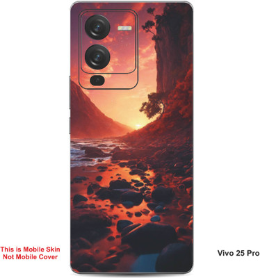 VYBE The Smart Choice Vivo 25 Pro Naturel Mobile Skin(Pale Salmon 1)
