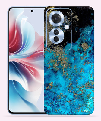 OggyBaba OggyBaba Oppo Reno 11f Mobile Skin(Blue Aqua)