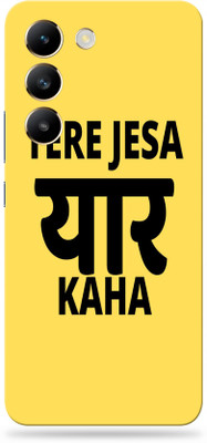 SkinoMania vivo t3 5g Ultra Premium Vinyl Mobile Skin (Multicolor) Mobile Skin(tera-yaar-jaisa-kha)