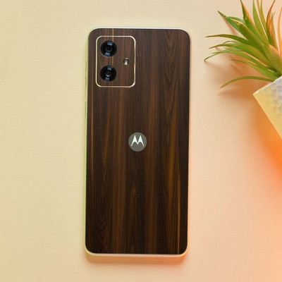 BUGGU Motorola g64 5G Mobile Skin(Ulltra SuperMahogany Wood Skin With High Matte Finish., Mobile Skin (Back+Side+Camera))