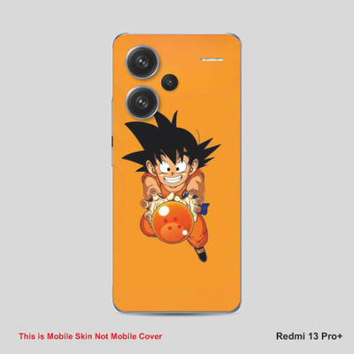 VYBE The Smart Choice Redmi 13 Pro Plus Goku Mobile Skin Mobile Skin(Deep Saffron A20)