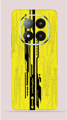 OggyBaba OggyBaba Redmi Note 14 pro 5g Mobile Skin(Yellow-CyberPunk)