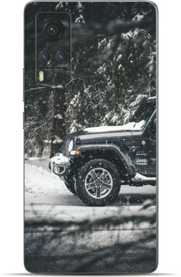 VYBE Vivo X60 car Mobile Skin Mobile Skin(Dim Black 37)
