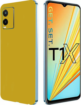 LAMHA Vivo T1X 5G, vivo t1x 5g Mobile Skin(Golden)