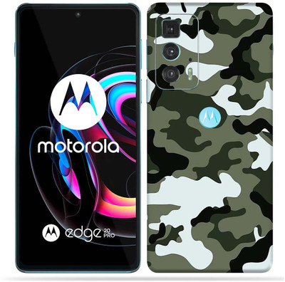 OggyBaba OggyBaba Moto Edge 20 pro Mobile Skin(Camo Winter)