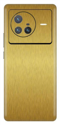 Vcare GadGets X80 5G Brushed Gold Back Side Premium Mobile Skin(Brushed Gold)