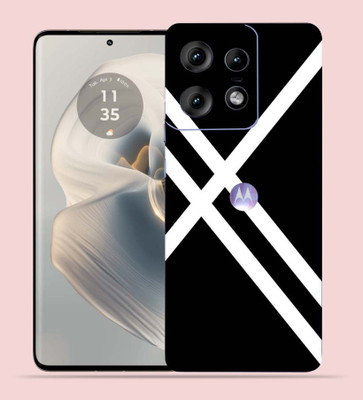 WeCre8 Skin's WeCre8 Skin's Motorola Edge 50 Pro Mobile Skin(Cross black line)