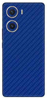 Vcare GadGets V29e 5G Mobile Skin(Fiber Carbon Blue)
