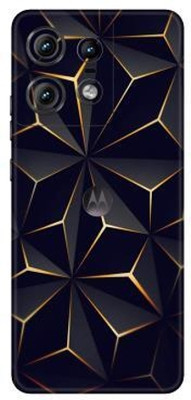 Vcare GadGets Moto Edge 50 Pro (5G) Mobile Skin(Black & Gold)