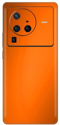 Vcare GadGets X80 Pro 5G Metallic Orange Shining Back Side Premium Mobile Skin(Metallic Orange Shining)