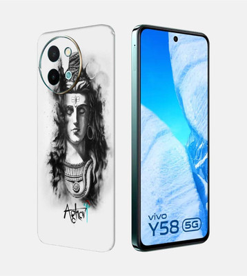 OggyBaba Vivo Y58 5g Mobile Skin(Mahadev Trident)