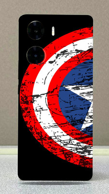 SkinoMania Vivo V29e Mobile Skin(Captain-America-Shield Multicolor Mobile Skin)