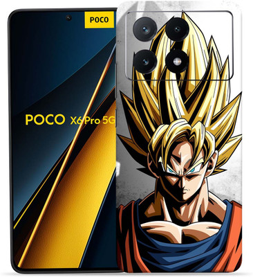 Satisfactory Poco X6 Pro 5G, Goku, OggyBaba Mobile Skin(Multicolor)