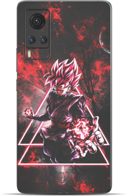 VYBE Vivo X60 Goku Mobile Skin Mobile Skin(Jet Black 37)
