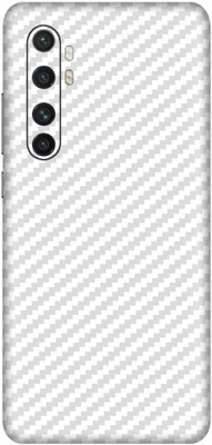 ARAYLE Mi Note 10 Lite Mobile Skin(Transparent 3D Carbon Fiber Edge To Ege)