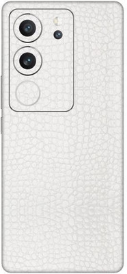 Vcare GadGets Vivo V29 5G Mobile Skin(White Textured Leather)