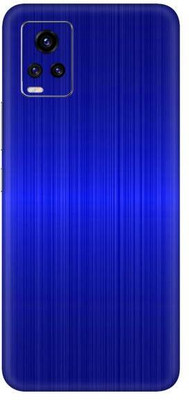Vcare GadGets Vivo V20 Pro Mobile Skin(Dark Blue Brushed)