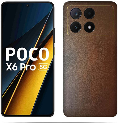 LAMHA Poco X6 Pro 5G Mobile Skin(Ultra Super Brown Skin With HiighQuality Matte Finish.)