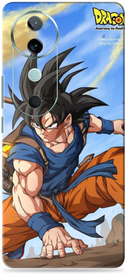 SkinoMania vivo V40 5G Ultra Premium Vinyl Mobile Skin (Multicolor) Mobile Skin(Dragon-Goku)