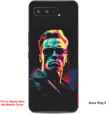 VYBE The Smart Choice Asus Rog 5 Art Embossed Mobile Skin(Multi Color 1)