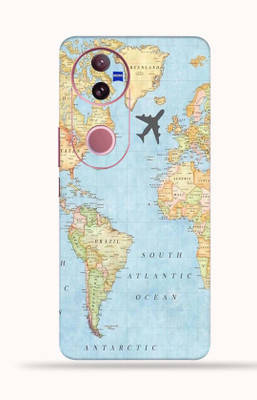 OggyBaba OggyBaba Vivo V50 5g Mobile Skin(Word Map)