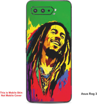 VYBE The Smart Choice Asus Rog 3 Art Embossed Mobile Skin(Medium Green 1)